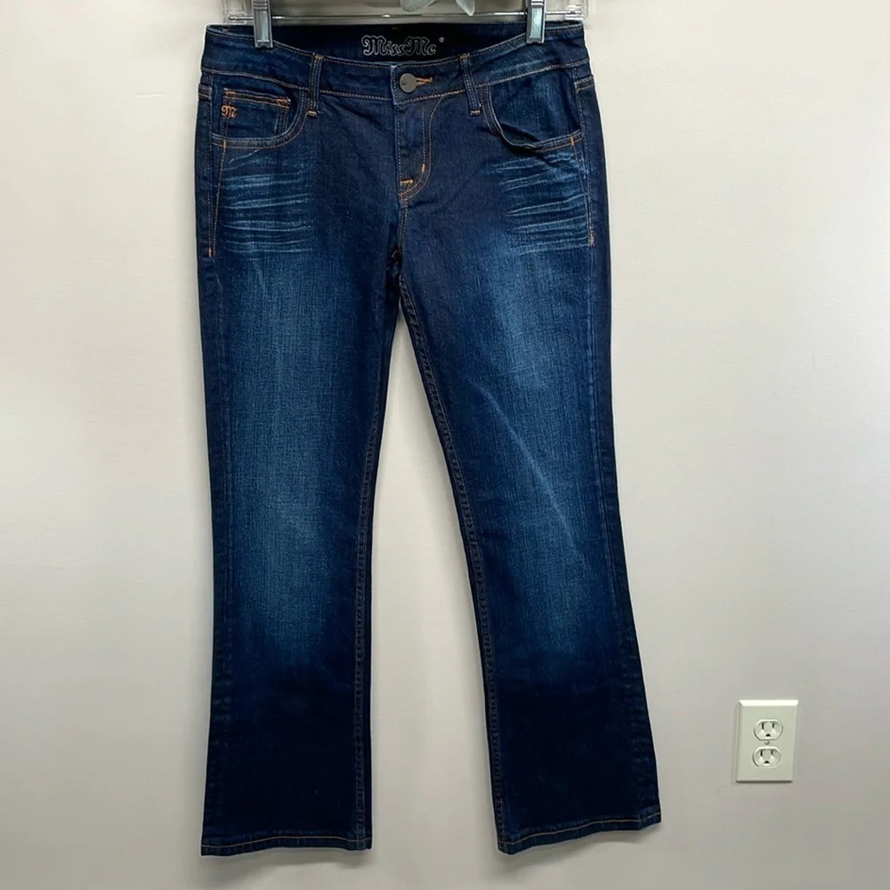 NWOT Miss Me Audrina 5 Pocket Low Rise Boot Cut Denim Jeans 28